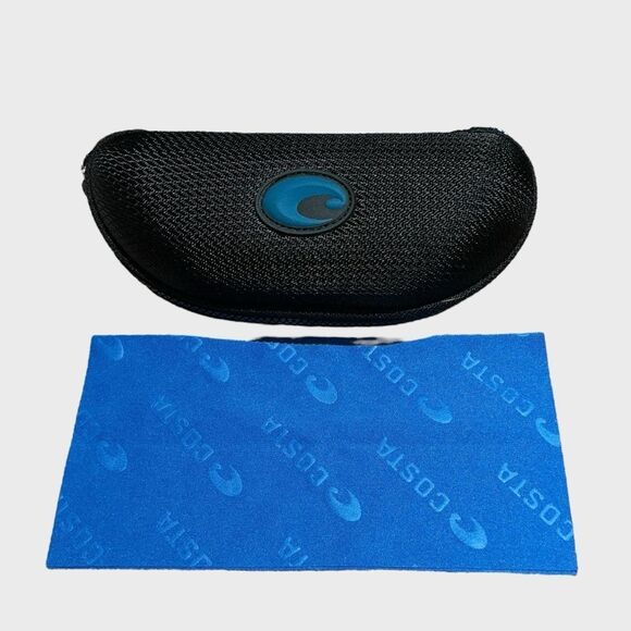 Costa Hard Eyeglasses Sunglasses Case and Glass Cleaner Wipe - Picture 2 of 6